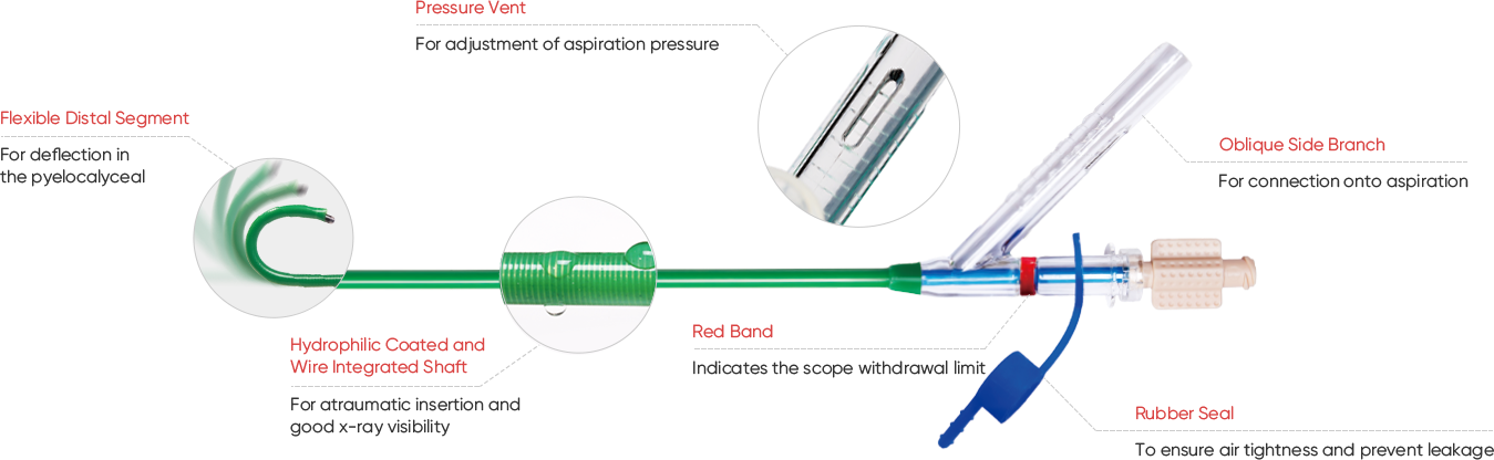 Understanding ClearPetra Suction-Evacuation Ureteral Access Sheath Sizes from Well Lead Medical